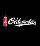 Oldsmobile Script and Rocket Red Kap Short Sleeve Two-Tone Mechanic Shirt