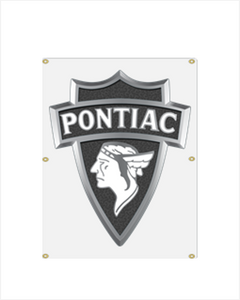 1930's Pontiac Garage Banner