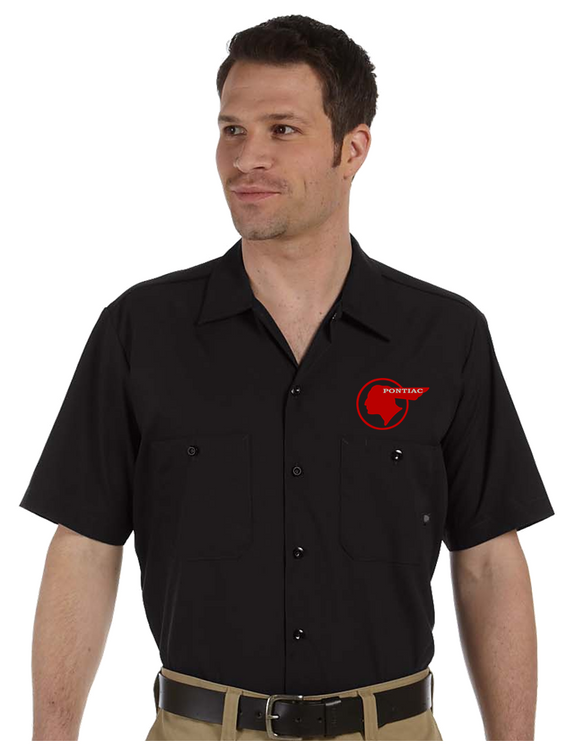 mechanic shirt,work shirt,industrial shirt,pontiac