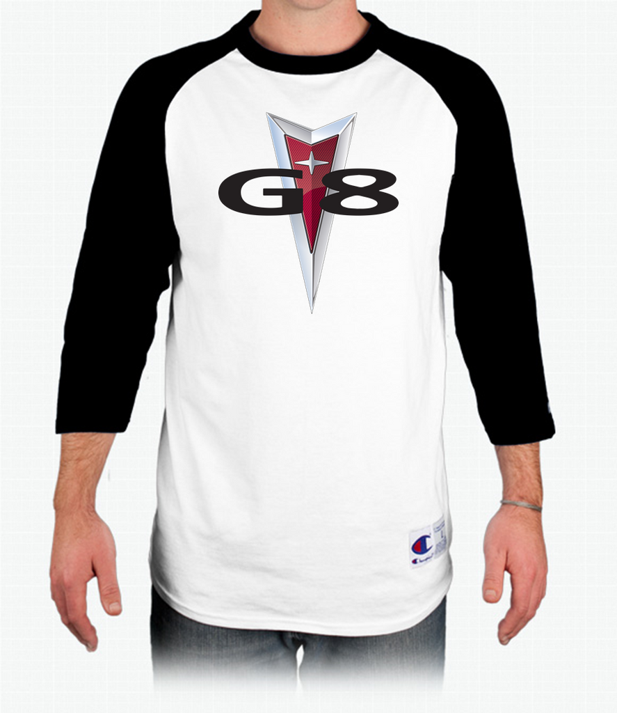 Pontiac G8 Raglan Baseball T-Shirt