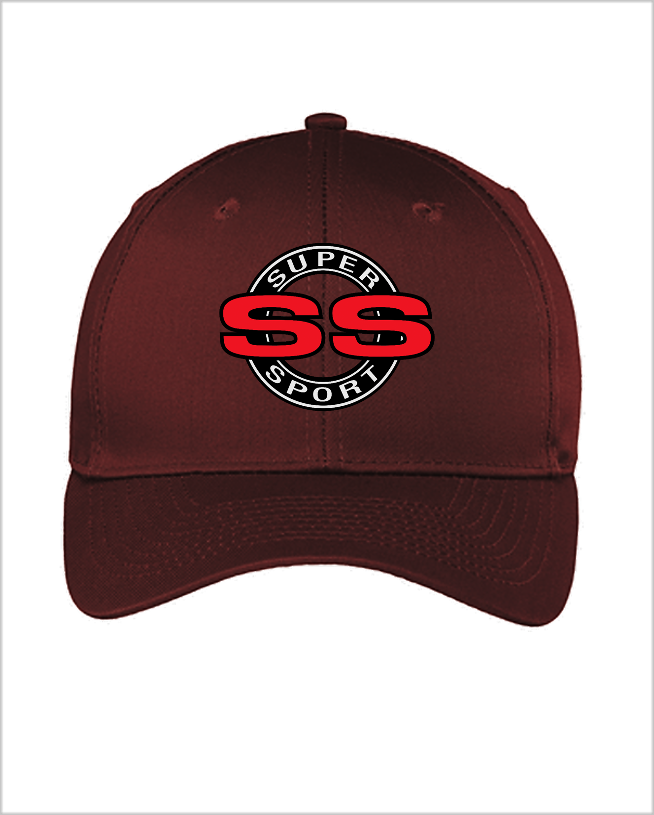Chevy Impala SS Gran Sport 90s Logo Retro Muscle Cars Hat Cap Licensed Chevrolet Hat Cap Licensed Chevrolet Chevy Impala Super Sport SS Red  main image 4