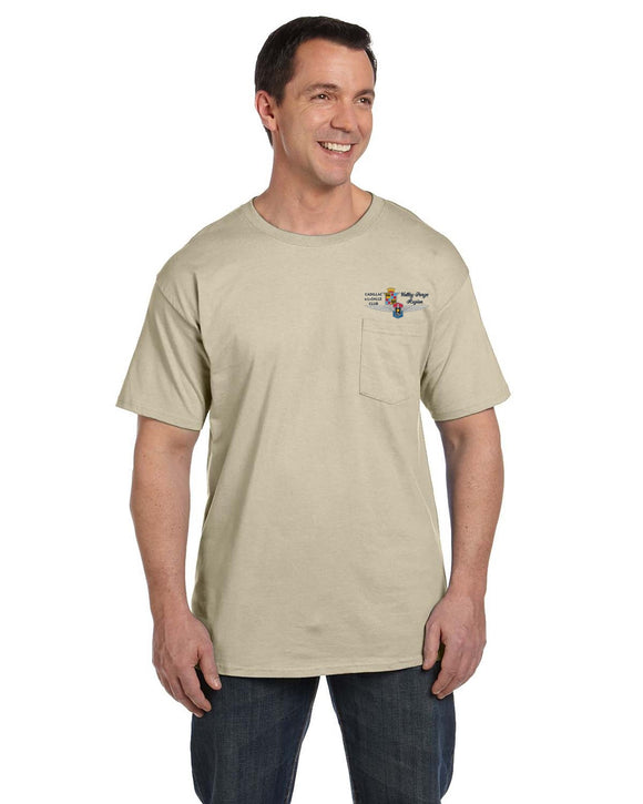 CLC Valley Forge POCKET T-Shirt (EMBROIDERED LOGO above pocket)