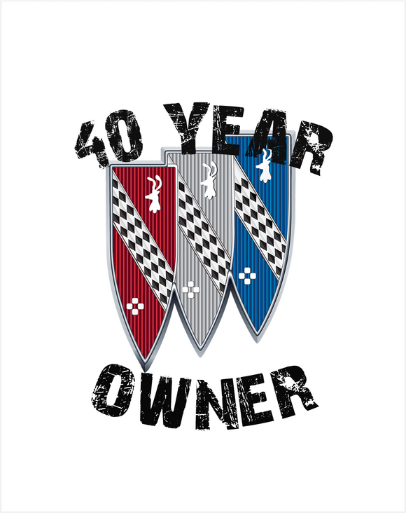 Buick Owner 40 Anniversary T-Shirt