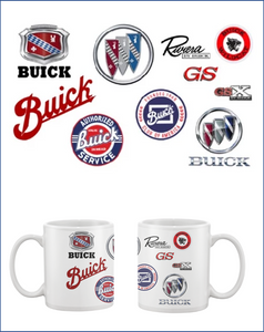 BCA Buick Through the Years coffee mug
