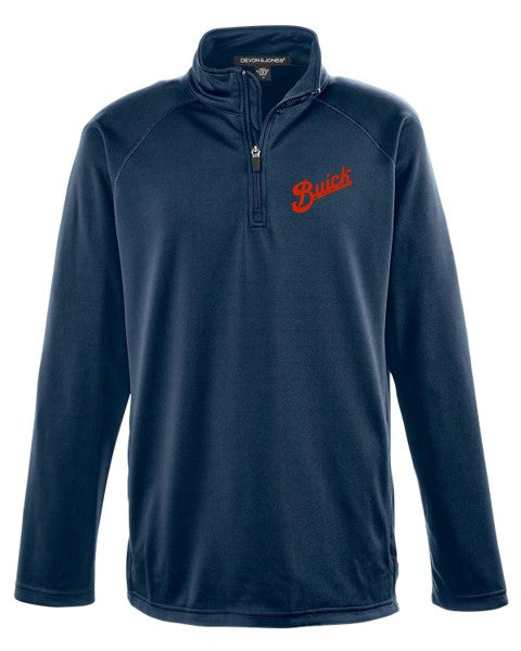 Buick 1913 Script Stretch Athletic 1/4 ZIP Pullover Jacket