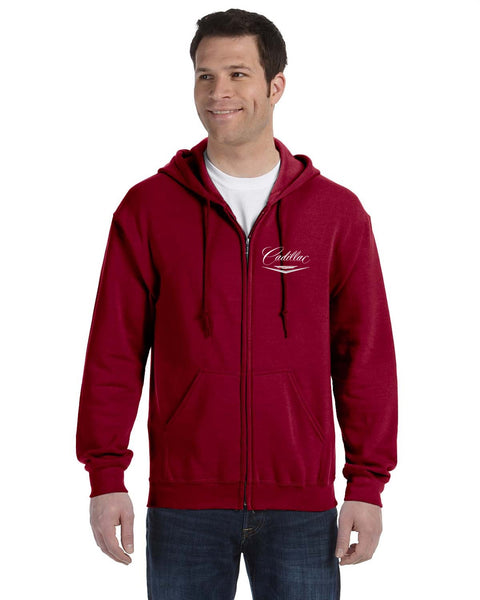 Cadillac late 50 s Embroidered Full Zip Hoodie GMClubapparel