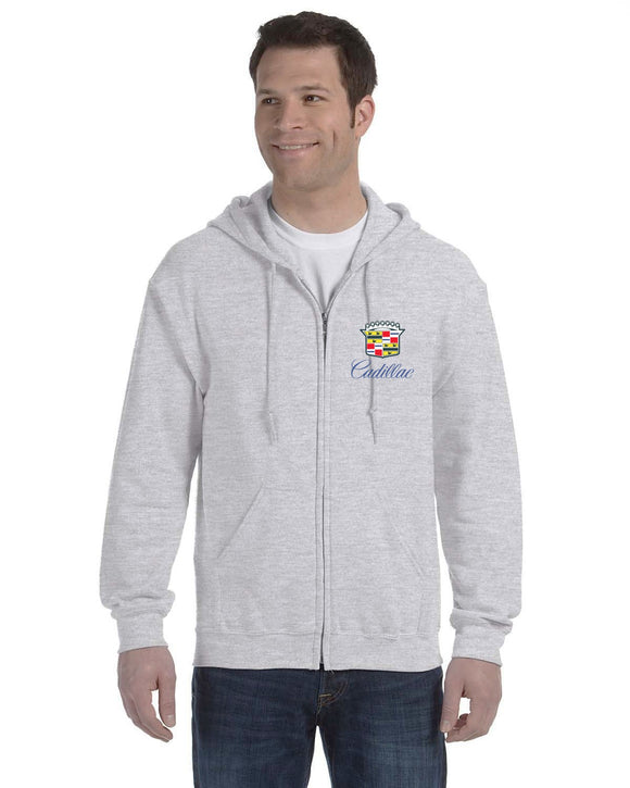 Cadillac 80s Embroidered Full Zip Hoodie