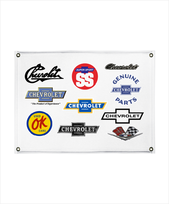 CHEVROLET Badges through the years Banner