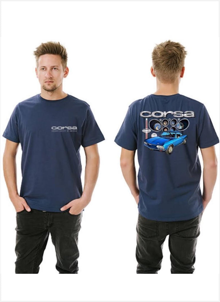 CORVAIR CORSA CLUB DASH T-shirt (2 sided print)