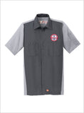 CORVAIR MUSEUM Short Sleeve Two-Tone Mechanic Shirt