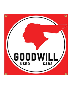 Pontiac Goodwill Used Cars Garage Banner
