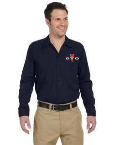 mechanic shirt,work shirt,industrial shirt,pontiac