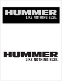 HUMMER "Like Nothing Else" Hoodie - Printed
