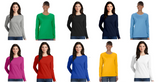 CHEVROLET GENUINE PARTS Ladies' 5.3 oz. Gildan Heavy Cotton Missy Fit Long-Sleeve T-Shirt