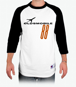Oldsmobile Rocket 88 Raglan Baseball T-Shirt