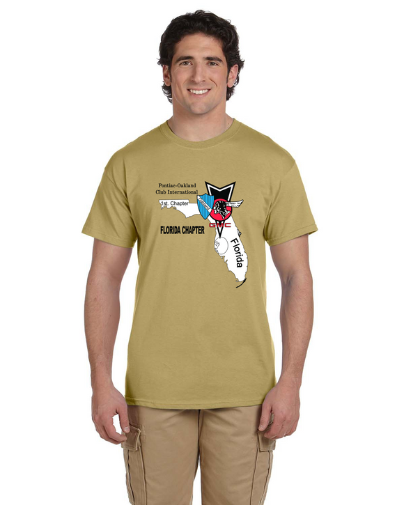POCI FLORIDA Short Sleeve T-shirt- FRONT print