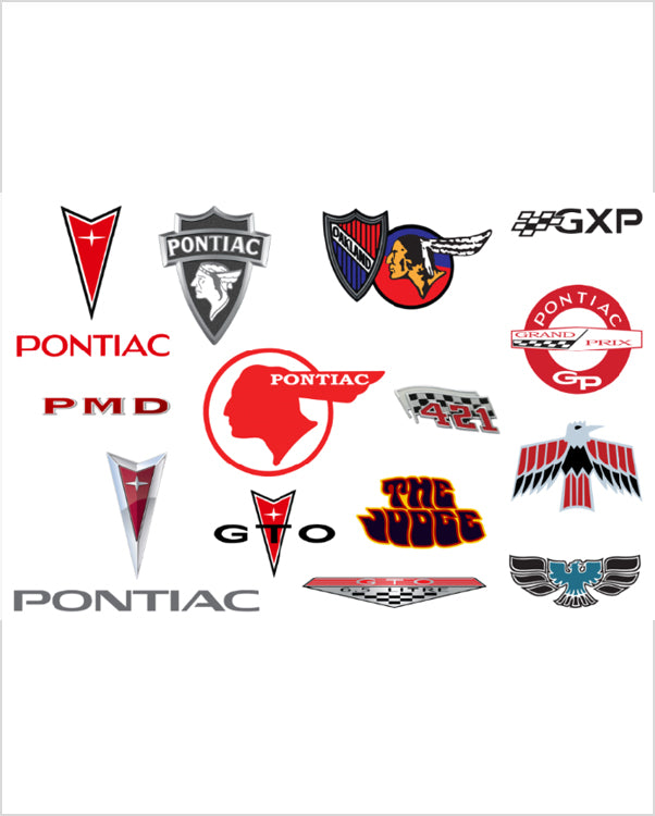 Pontiac Through the Years Metal Signs