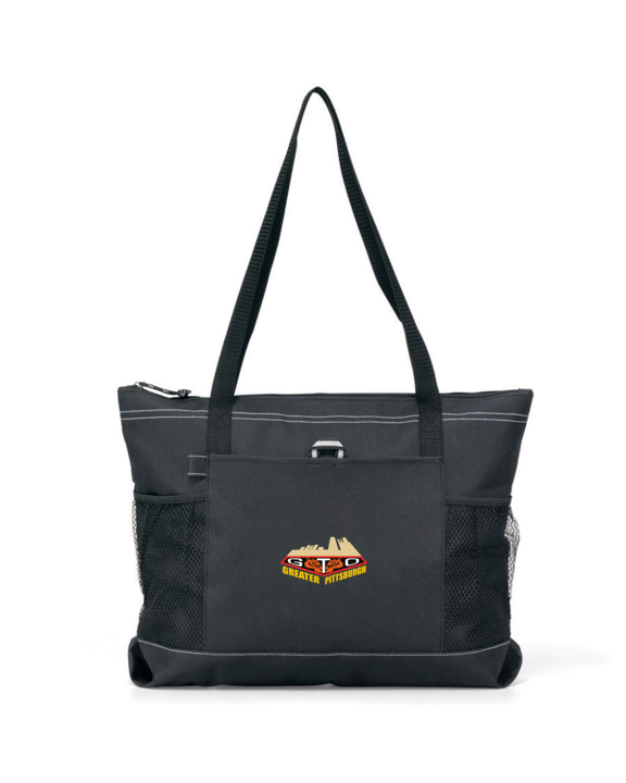 GREATER PITTSBURGH GTO CLUB Embroidered Nylon Denier durable zippered tote